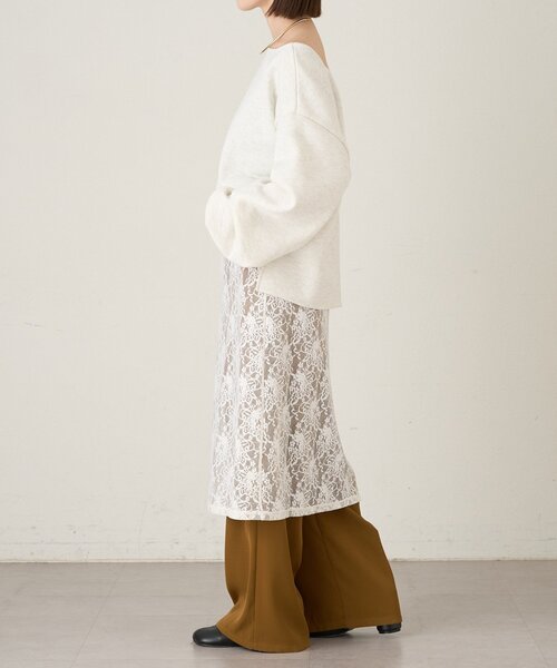 Omekashi ストレッチレーススカート Omekashi（オメカシ）の「ストレッチレーススカート（スカート）」 - WEAR