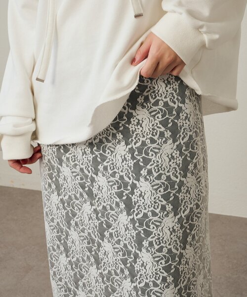 Omekashi（オメカシ）の「ストレッチレーススカート（スカート）」 - WEAR