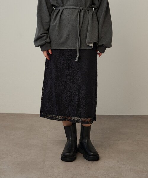 ストレッチレーススカート（スカート）｜Omekashi（オメカシ）の