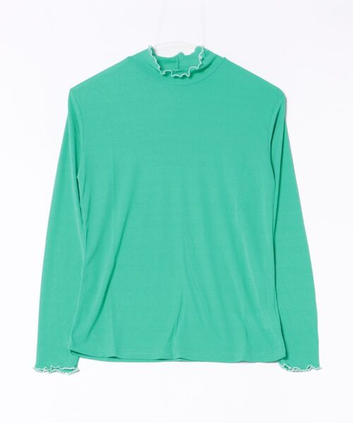 倭物やカヤ(ワモノヤカヤ)の「【倭物やカヤ】彩りとっくりシアーインナートップス(Tシャツ/カットソー・レディース・ピンク系その他/ホワイト/スミクロ/グリーン系その他/ライトパープル/イエロー・FREE)」の1枚目の写真
