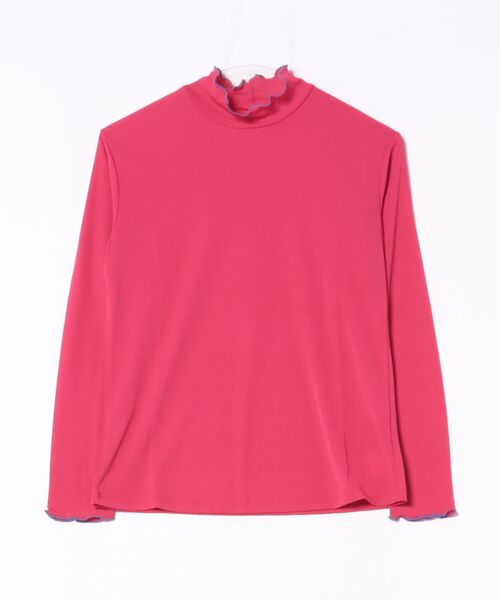 倭物やカヤ(ワモノヤカヤ)の「【倭物やカヤ】彩りとっくりシアーインナートップス(Tシャツ/カットソー・レディース・ピンク系その他/ホワイト/スミクロ/グリーン系その他/ライトパープル/イエロー・FREE)」の6枚目の写真