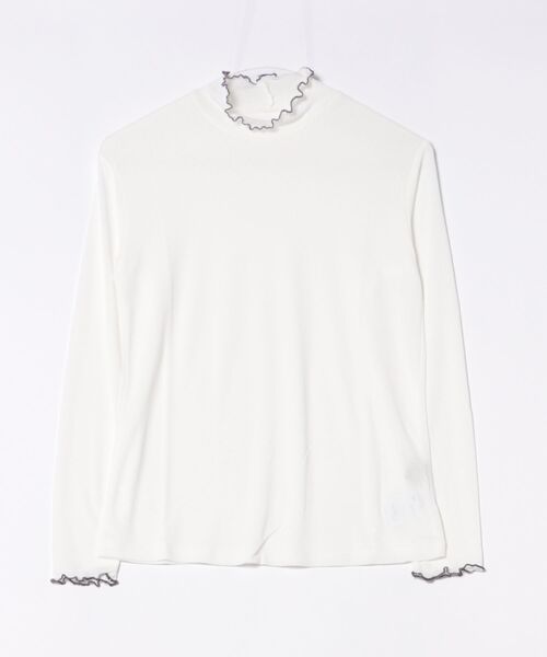 倭物やカヤ(ワモノヤカヤ)の「【倭物やカヤ】彩りとっくりシアーインナートップス(Tシャツ/カットソー・レディース・ピンク系その他/ホワイト/スミクロ/グリーン系その他/ライトパープル/イエロー・FREE)」の2枚目の写真