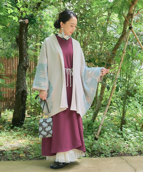 倭物やカヤ(ワモノヤカヤ)の「【倭物やカヤ】彩りとっくりシアーインナートップス(Tシャツ/カットソー・レディース・ピンク系その他/ホワイト/スミクロ/グリーン系その他/ライトパープル/イエロー・FREE)」の8枚目の写真