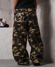 #MEMORY（メモリー）の「【MEMORY】総柄 バレルレッグパンツ / All-over pattern barrel leg pants（その他パンツ）」