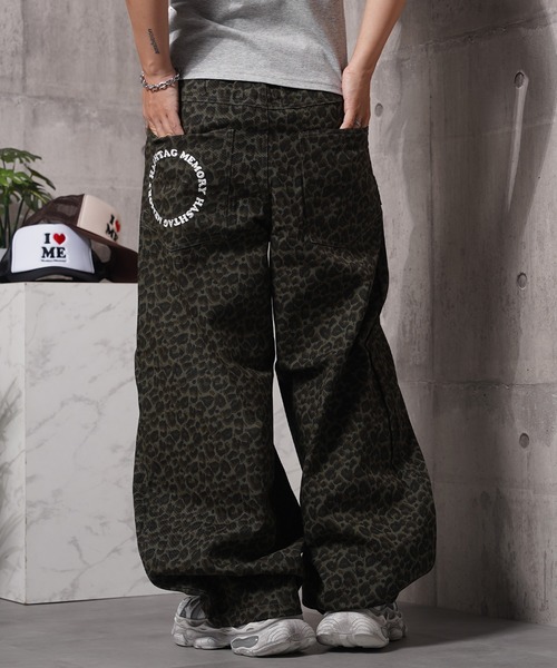 #MEMORY(メモリー)の「【MEMORY】総柄 バレルレッグパンツ / All-over pattern barrel leg pants(その他パンツ・メンズ・ブラウン系カモフラージュ/グリーン系カモフラージュ/レオパード/リアルツリーカモ/その他1/その他2・L/M)」の5枚目の写真