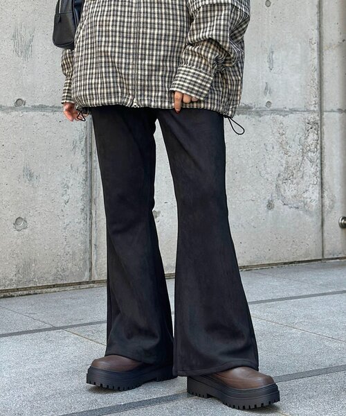 PIPI監修】フェイクスエードフレアパンツ（その他パンツ）｜CPCM