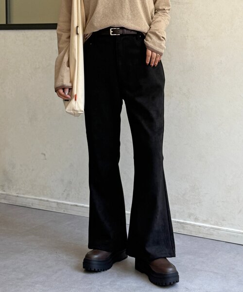 PIPI監修】フェイクスエードフレアパンツ（その他パンツ）｜CPCM