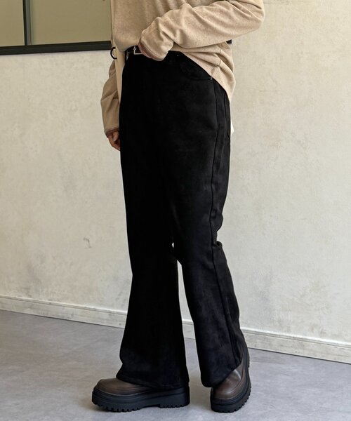PIPI監修】フェイクスエードフレアパンツ（その他パンツ）｜CPCM