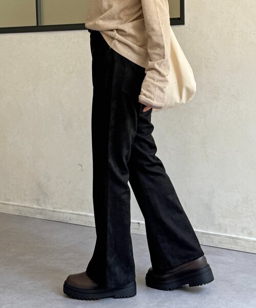PIPI監修】フェイクスエードフレアパンツ（その他パンツ）｜CPCM