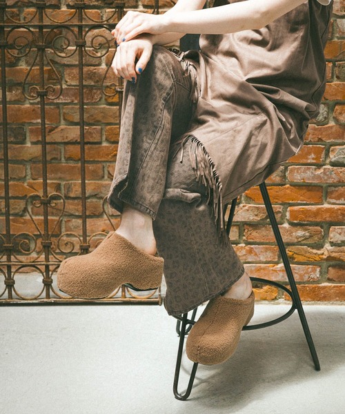 niko and...（ニコアンド）の「オリジナル厚底クルミサボサンダル（その他シューズ・レディース・その他1/キャメル・LARGE/MEDIUM）」の9枚目の写真