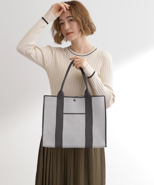 grove(グローブ)の「アソートニットA4トート(トートバッグ・レディース・ブラック/グレー/グリーン系その他3・00)」の4枚目の写真