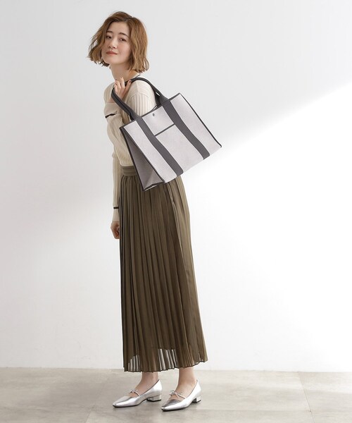 grove(グローブ)の「アソートニットA4トート(トートバッグ・レディース・ブラック/グレー/グリーン系その他3・00)」の5枚目の写真