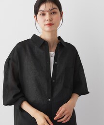 Dessin（デッサン）の「【洗える】シアーシャツ（シャツ/ブラウス）」