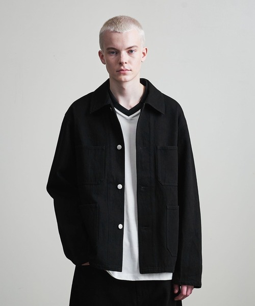 セール】【マルチサイズ】11.5オンス デニム カバーオール ジャケット