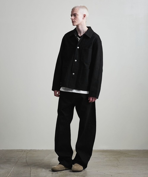 セール】【マルチサイズ】11.5オンス デニム カバーオール ジャケット