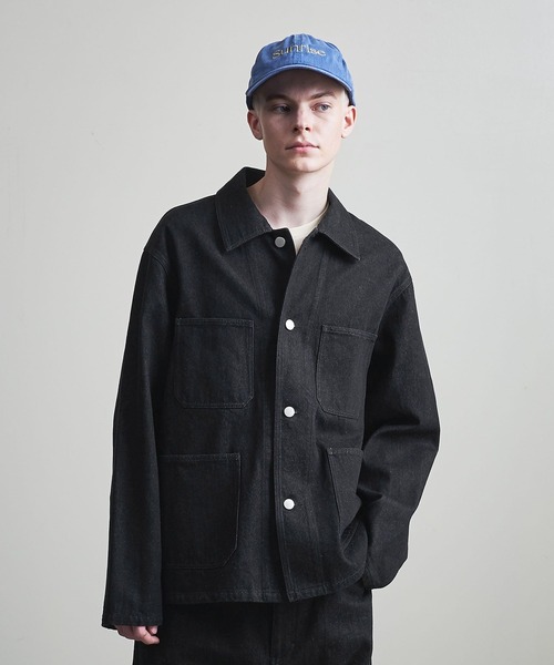 セール】【マルチサイズ】11.5オンス デニム カバーオール ジャケット