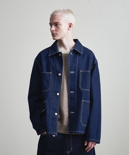 セール】【マルチサイズ】11.5オンス デニム カバーオール