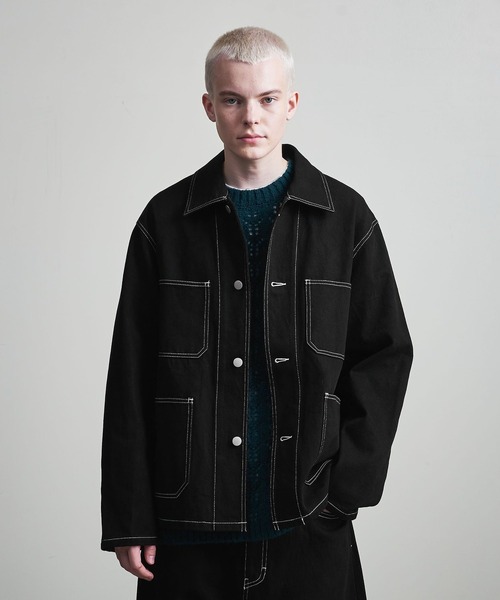 セール】【マルチサイズ】11.5オンス デニム カバーオール ジャケット