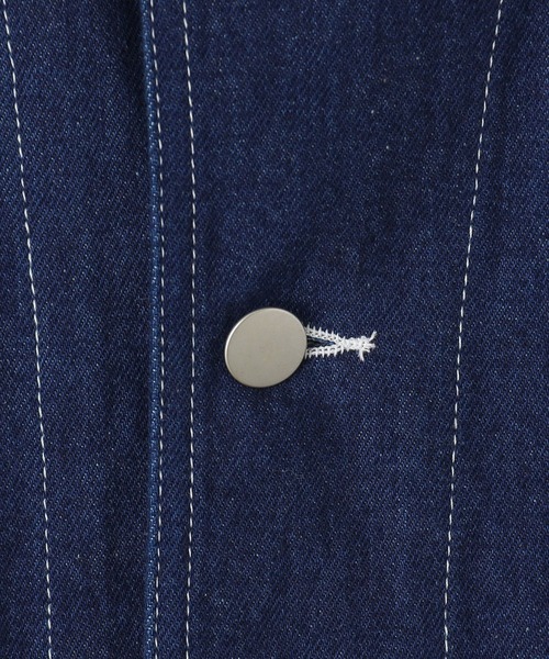 マルチサイズ】11.5オンス デニム カバーオール ジャケット