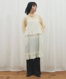 fig Ｌondon | _CottonCupra twill mini dress(ワンピース)