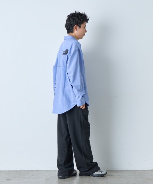 WHIMSIC(ウィムジック)の「【UNISEX/2サイズ展開】ウエストレイヤードスウェットパンツ(その他パンツ・レディース・グレー/ブラック・1/2)」の8枚目の写真