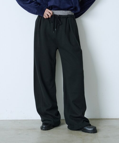 WHIMSIC(ウィムジック)の「【UNISEX/2サイズ展開】ウエストレイヤードスウェットパンツ(その他パンツ・レディース・グレー/ブラック・1/2)」の10枚目の写真
