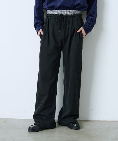 WHIMSIC(ウィムジック)の「【UNISEX/2サイズ展開】ウエストレイヤードスウェットパンツ(その他パンツ・レディース・グレー/ブラック・1/2)」の12枚目の写真