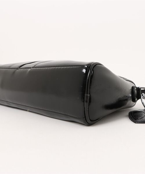 florist(フローリスト)の「【ハートチャーム付・2WAY】フェイクレザースタッズポケットショルダーバッグ(ショルダーバッグ・レディース・レオパード/レモンイエロー/ブラック/ホワイト・FREE)」の13枚目の写真