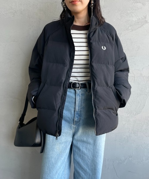 FRED PERRY/フレッドペリー] ワンポイントロゴ刺繍 ラグラン