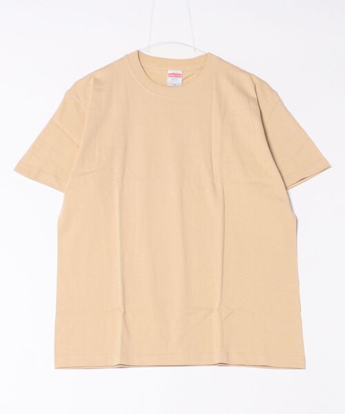 United Athle（ユナイテッドアスレ）の「【RS】【UNITED ATHLE 5.6オンス ハイクオリティー Tシャツ】（Tシャツ/カットソー・メンズ・ナチュラル/ホワイト/ベージュ系その他/ブラック・MEDIUM）」の4枚目の写真