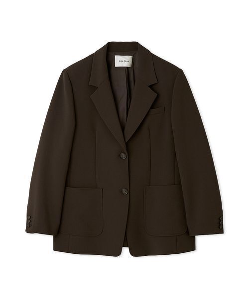 セットアップ対応】パッチポケットシングルジャケット