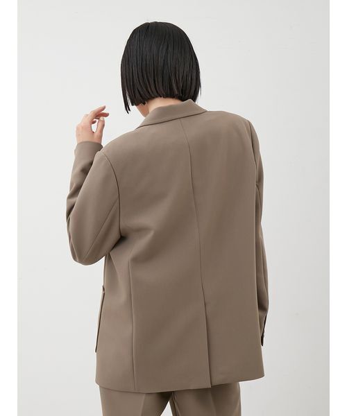 値下げ★ほぼ新品★タグあり★Mila Owen★テーラードジャケット★ベージュ 金釦ダブルブレストブレザー(テーラードジャケット)｜アウター