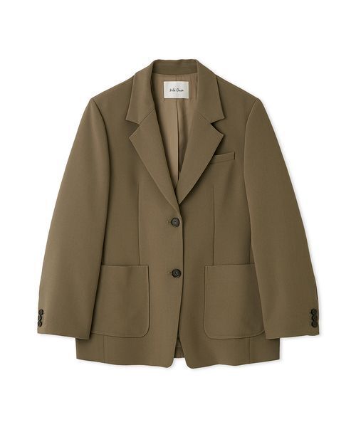 セットアップ対応】パッチポケットシングルジャケット