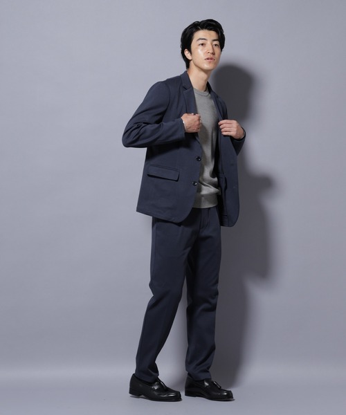 新品 Lサイズ ナノユニバース カノニコ Super 110's セットアップ セール】ストレッチカノコジャケット(セットアップ可)（スーツ