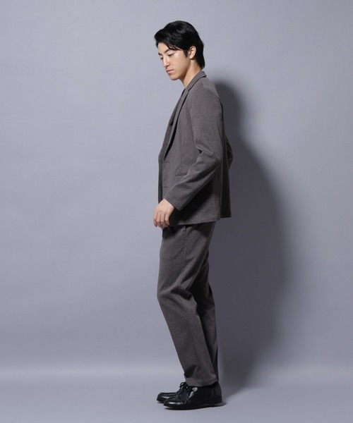 NANO universe（ナノユニバース）の「ストレッチカノコジャケット(セットアップ可)（テーラードジャケット・メンズ・ブラック/チャコール/ネイビー・S/M/L/XL）」の12枚目の写真