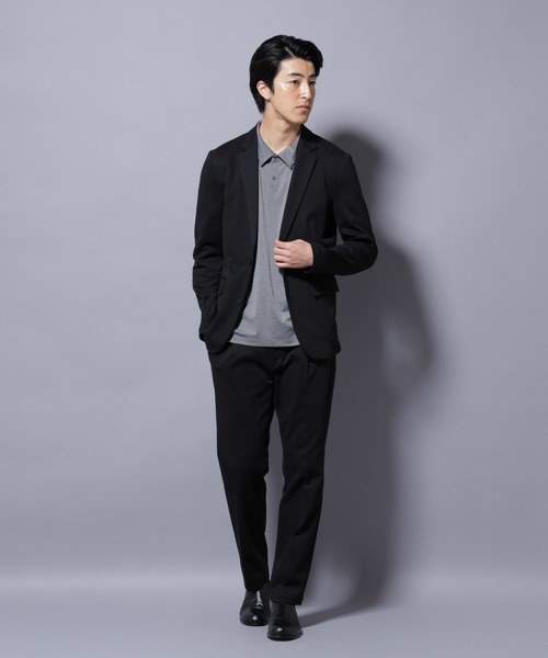 NANO universe（ナノユニバース）の「ストレッチカノコジャケット(セットアップ可)（テーラードジャケット・メンズ・ブラック/チャコール/ネイビー・S/M/L/XL）」の10枚目の写真