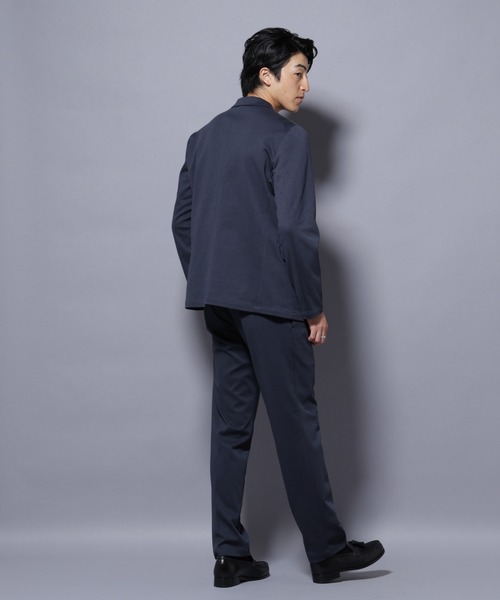 NANO universe（ナノユニバース）の「ストレッチカノコジャケット(セットアップ可)（テーラードジャケット・メンズ・ブラック/チャコール/ネイビー・S/M/L/XL）」の16枚目の写真
