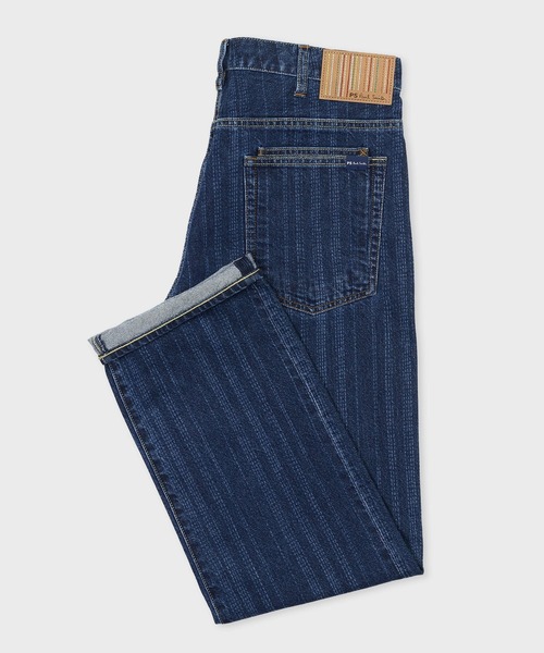 ✨極美品✨ポールスミス 現行 レザータグ デニム セットアップ 濃紺 M ✨極美品✨ポールスミス 現行 レザータグ デニム セットアップ