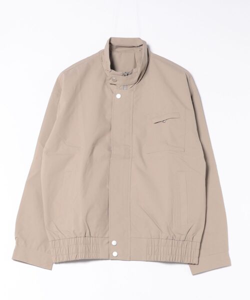 aimoha(アイモハ)の「aimoha men スタンドカラージップブルゾン/Stand collar zip blouson(ナイロンジャケット・メンズ・ブラック/ベージュ/グリーン・MEDIUM/LARGE)」の11枚目の写真