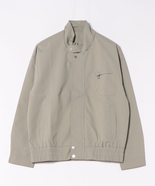 aimoha(アイモハ)の「aimoha men スタンドカラージップブルゾン/Stand collar zip blouson(ナイロンジャケット・メンズ・ブラック/ベージュ/グリーン・MEDIUM/LARGE)」の12枚目の写真