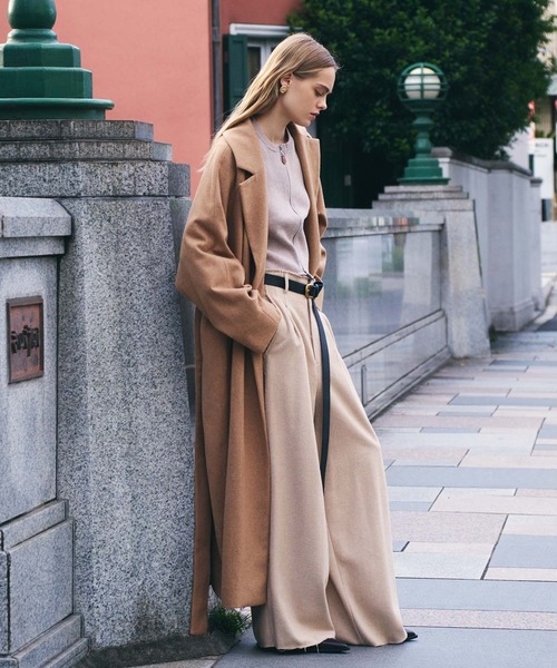 AKTE（アクテ）の「ダブルジップショートニットカーディガン（カーディガン/ボレロ・レディース・ブルー/ベージュ/ネイビー・FREE）」の12枚目の写真