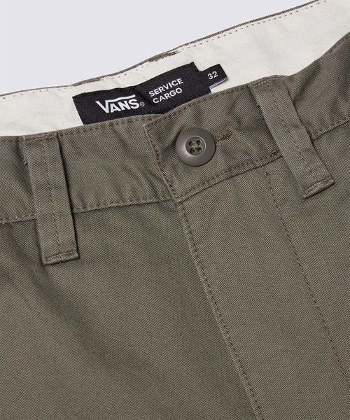 VANS(バンズ)の「SERVICE カーゴルーズテーパードパンツ / SERVICE CARGO LOOSE TAPERED PA VN0008N69JC1(カーゴパンツ・メンズ・カーキブラウン・25inch/26inch/27inch/28inch/30inch/31inch/32inch/33inch)」の4枚目の写真