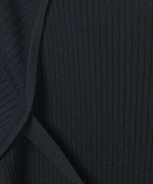 eL(エル)の「【eL】14G Layered Pullover/583682(ニット/セーター・レディース・ブラック/グリーン/オフホワイト・FREE)」の10枚目の写真