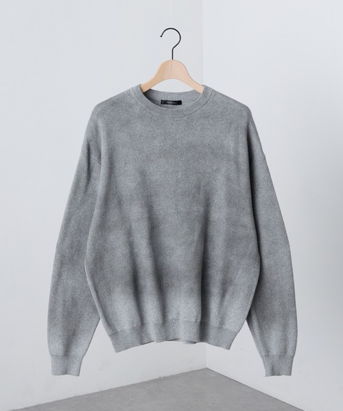 ⭐︎暴風⭐︎ AXEL グレー 長袖 トレーナー L セール】【Alfred Alex】ヴィンテージ加工ラバースプレー