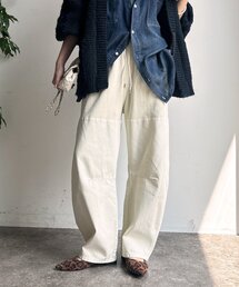 ガーメントダイ切替パンツ