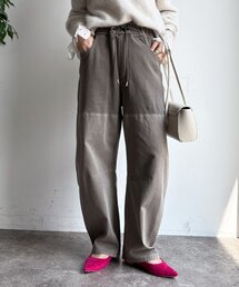 ガーメントダイ切替パンツ