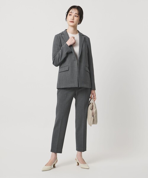 UNITED ARROWS(ユナイテッドアローズ)の「ダブルクロス ジャケット ‐ウォッシャブル‐(テーラードジャケット・レディース・ダークグレー/ネイビー・40/36/38)」の7枚目の写真