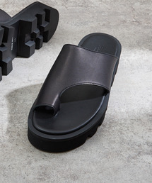 And A | PADRONE パドローネ / CS TONG SANDALS レザートングサンダル / PU2308-3211(サンダル)