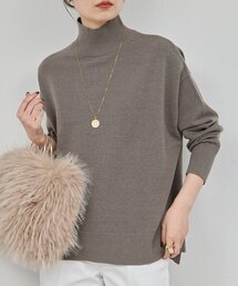 GALLARDAGALANTE(ガリャルダガランテ)の【手洗い可】【全骨格対応】オーバータートルニット(ニット/セーター)