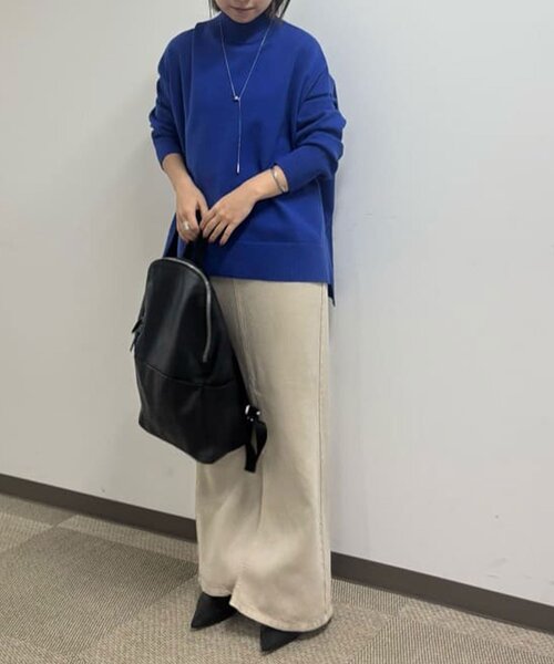 セール】【手洗い可】【全骨格対応】オーバータートルニット（ニット